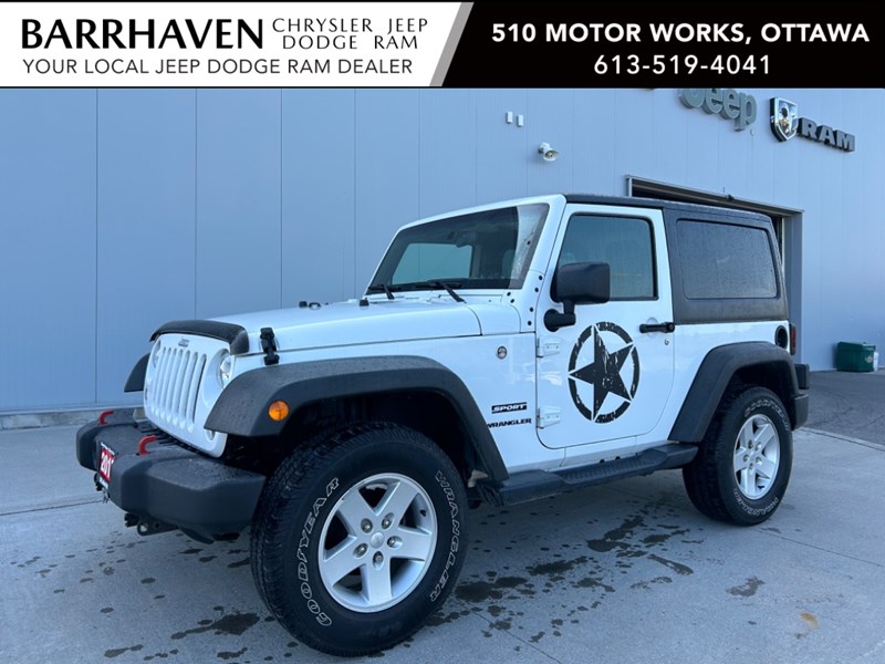 2017 Jeep Wrangler 4X4 Sport | AC | Low KM's