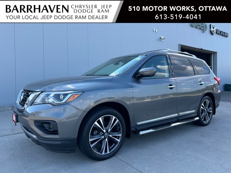 2018 Nissan Pathfinder 4x4 Platinum | Leather | DVD's | Low KM's