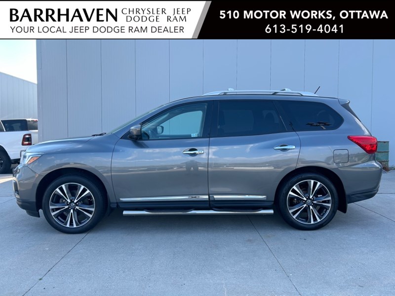 2018 Nissan Pathfinder 4x4 Platinum | Leather | DVD's | Low KM's